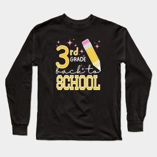 Third Grade Back to School Design Long Sleeve T-Shirt